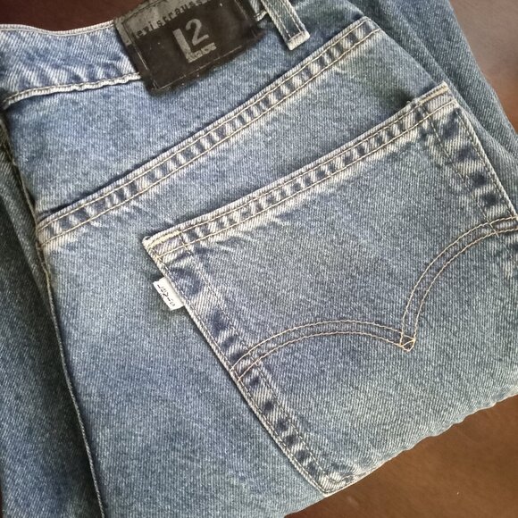 Levi's L2 Mens Jeans 32x30 Baggy Fit White Tab 90s Vintage made in USA wide y2k - Picture 1 of 10